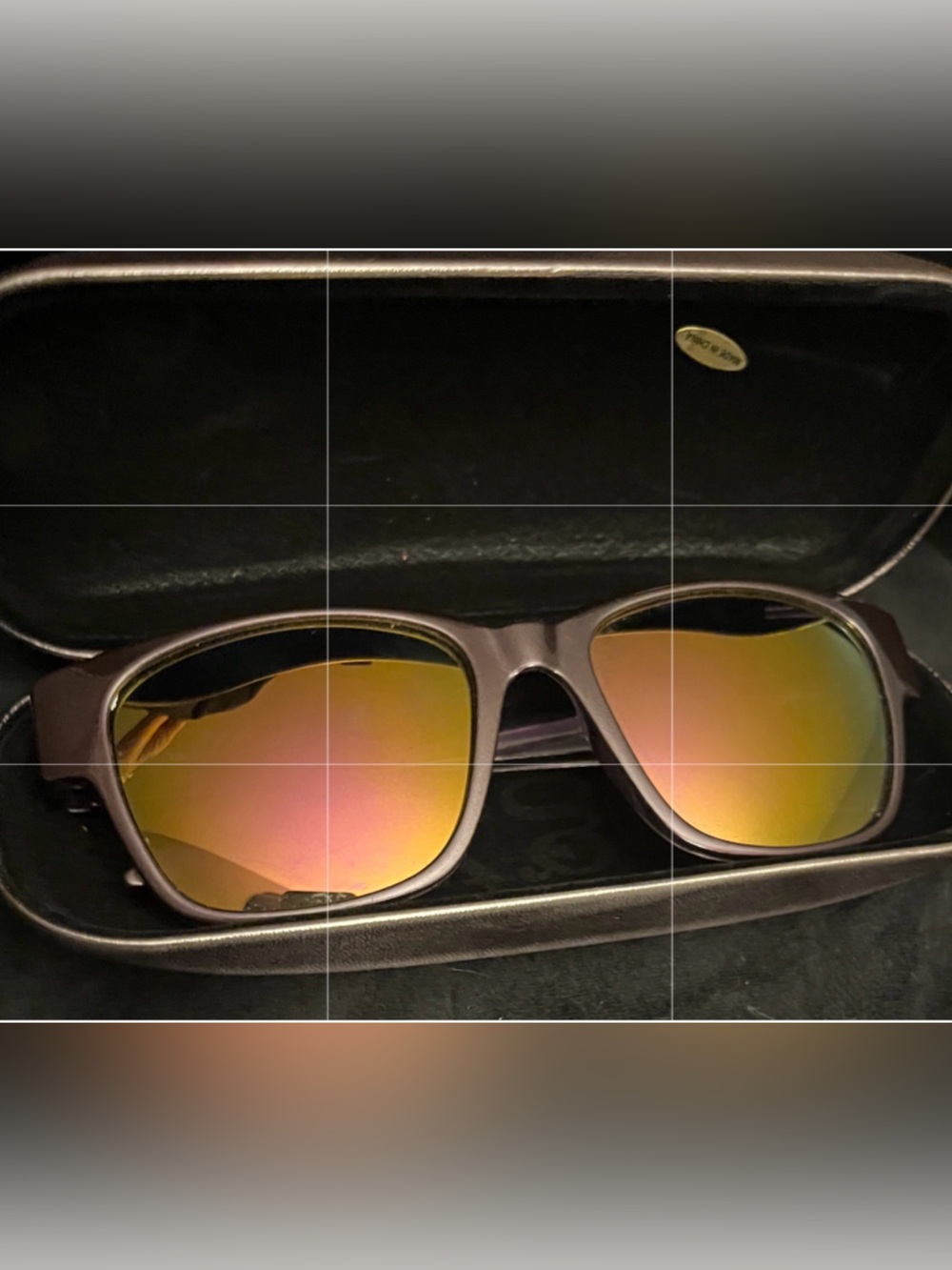 Joy Mangano Mirrored Lens bifocal reading Sunglasses in purple Frame